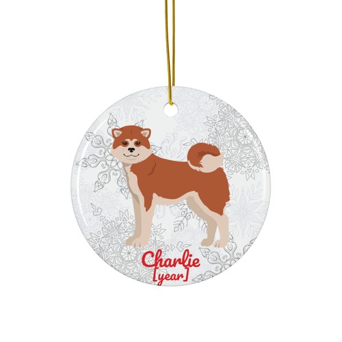 Akita inu ornamento regalo - ornamento,