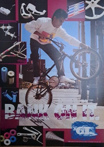 Old skool retro - bmx, print