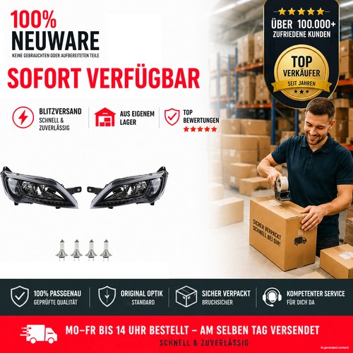 Fari anteriori neri led - fari,