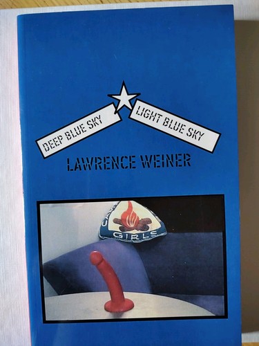 Lawrence weiner deep - deep, blue