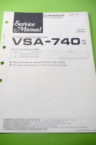 Manuale servizio per - di,