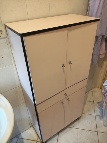Mobile bagno rosa cipria - cipria, e