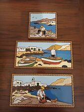 Quadretti Villaggio Fuerteventura  Canarie Fatto a mano Di Mattone 