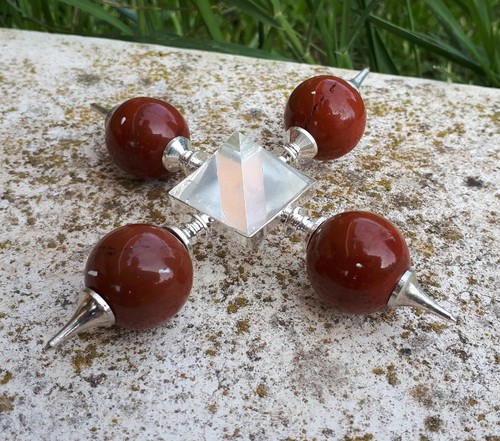 Crystal therapy pyramid - crystal,