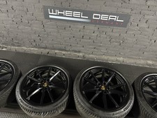 Porsche 8,5+ 11 X 20 21 992 911 C2 C4 Carrera INVERNALI Set Cerchioni Ruota Cerchi Nero