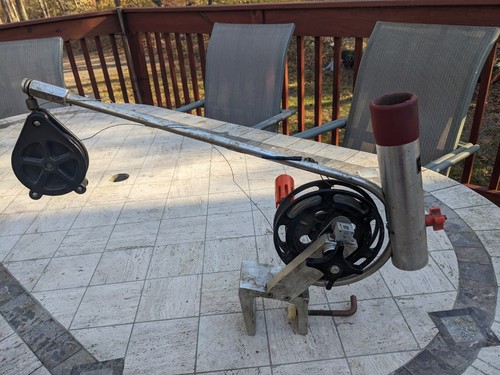 Downrigger base alluminio big - alluminio,
