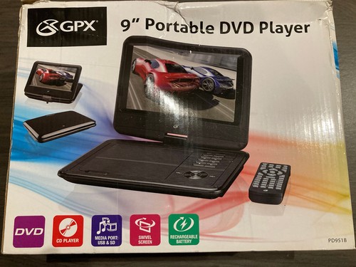 Lettore dvd portatile gpx - portatile,