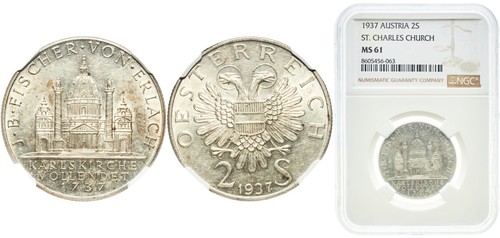 Austria 1937 schilling - 2,
