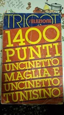 SELEZIONE TRICOT NUMERO SPECIALE 1400 PUNTI UNCINETTO MAGLIA UNCINETTO TUNISINO