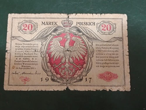 Banconota polonia marek - banconota,