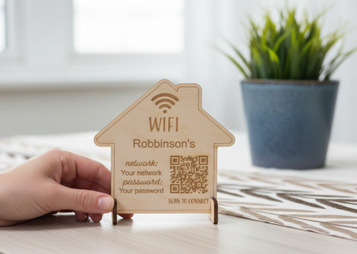 Insegna casa wifi - casa,