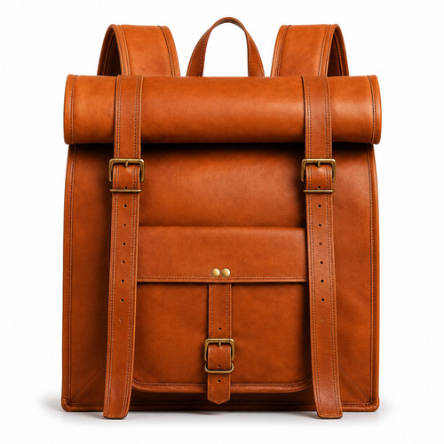 Zaino vintage pelle di - in,
