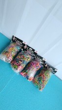 4 Colorful Loom Bandz As Seen