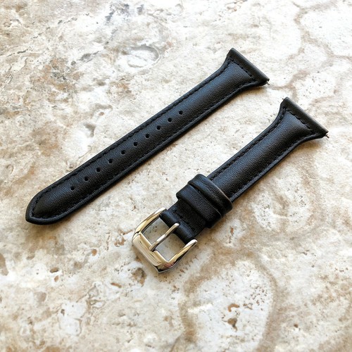 Nero sottile elegante pelle - nero,