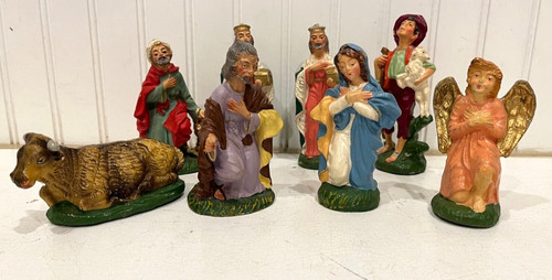 Statuine presepe vintage maria - presepe,