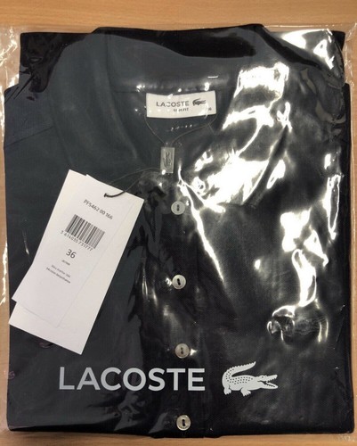 Polo donna lacoste navy slim - lacoste,