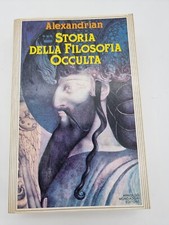 Storia della filosofia occulta,Alexandrian,Arnoldo Mondadori prima edizione 1984