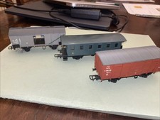 Carrozze Rivarossi N 3 Vagone Italiano Chiuso Vagone Tedesco Chiuso Carrozza Fnm