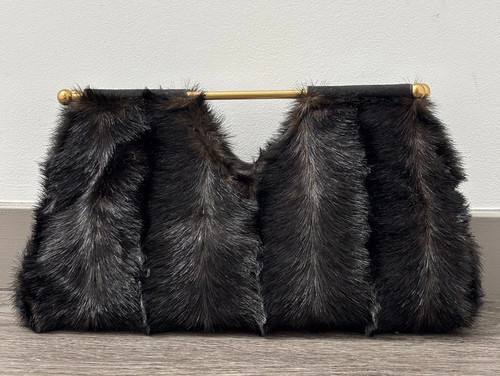 Borsa clutch pelliccia - clutch,