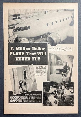 Boeing 307 stratoliner mockup - stratoliner,