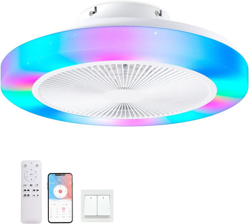 Ventilatore soffitto rgb - da,