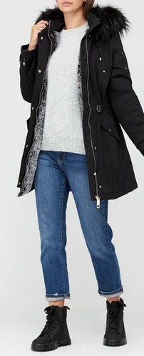 Giacca parka glam con