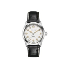 NUOVO HAMILTON KHAKI FIELD 38 MM QUADRANTE BIANCO AUTOMATICO INTERSTELLAR MURPH H70405710