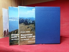 Franco Solina - ESCURSIONI NELLE VALLI BRESCIANE - 2 voll. con custodia - 1986
