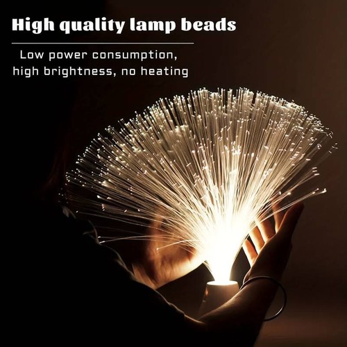 Lampada fibre ottiche luce - lampada,
