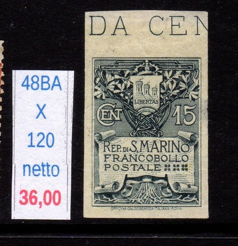 San marino 1907 stemma - marino, c
