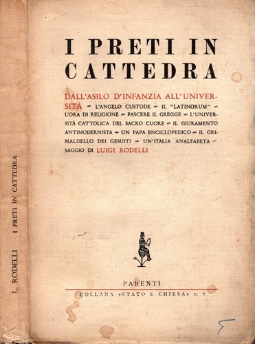 Preti cattedra - i, in