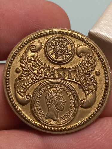 Medaglia fondazione antica - medaglia,