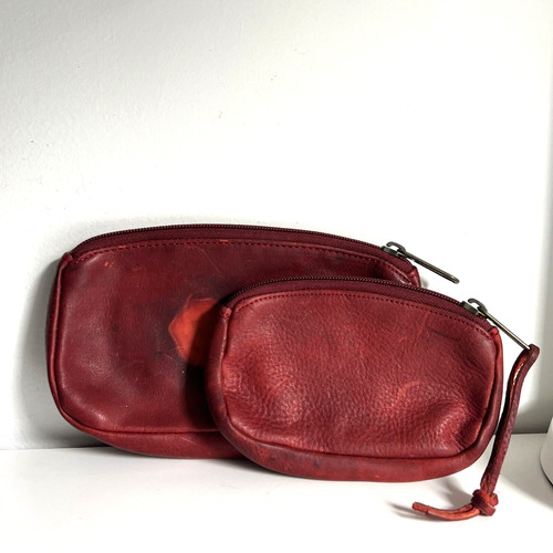 Set pochette trucco pelle