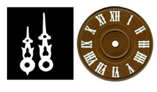 RIPRODUZIONE QUADRANTE PER OROLOGI CUCU' COMPLETO DI LANCETTE