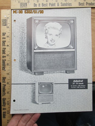 Console admiral c28b6 - console, tv