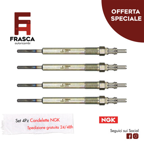 Candelette pezzi ngk fiat - candelette,