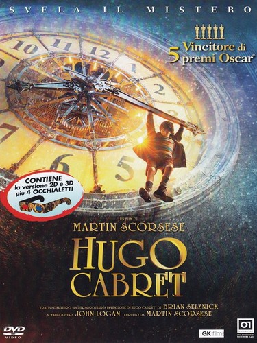Dvd hugo cabret occhiali 2d - dvd,