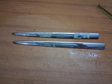 coppia baffi cromati FIAT anni 60 VIGNALE ABARTH GIANNINI ECC...