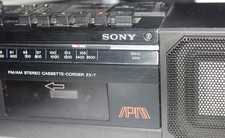 Sony boombox - sony, zx-7