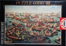 Puzzle Educa 6000 pezzi La Battaglia di Lepanto (7.136) 156x107cm