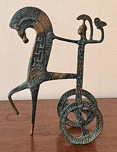 Vintage greek brass etruscan - vintage,