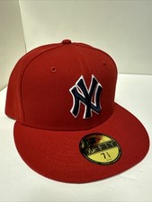 Cappellino NY Yankees Red Limp