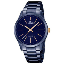 Lotus hombre 18163/2 reloj en color azul esfera azul diámetro 42 mm