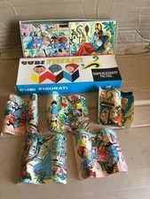 CUBI FIGURATI SUPERLEGGERI TIC TAC PUZZLE BIANCANEVE E I 7 NANI PANCALDI ANNI 70