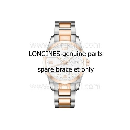 Longines bracciale acciaio oro
