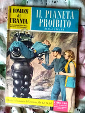 FORBIDDEN PLANET W.J. STUART FIRST ITALIAN EDITION 1957 MGM MOVIE VERY RARE FNVF