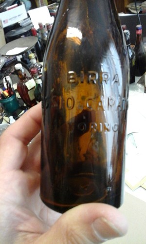 Bottiglia vetro vintage birra - bottiglia,