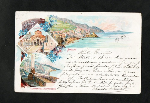 Cartolina amalfi convento - cartolina,