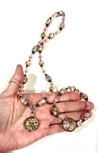 Collana perle vetro veneziano
