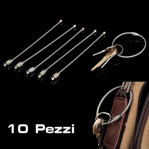 10x cavo portachiavi filo - cavo,